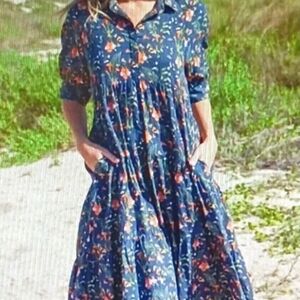 Natural Life Rebecca Midi Dress XL NWT